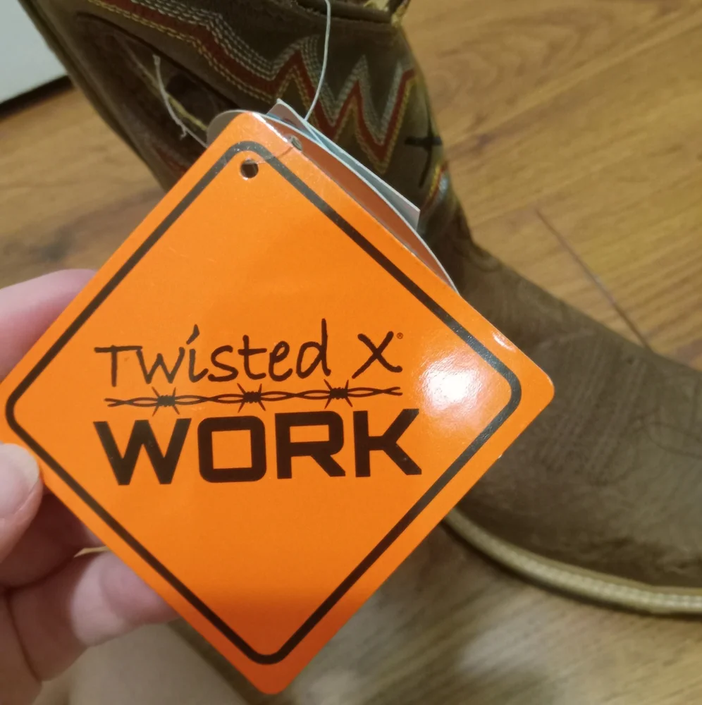 💕HP💕NWT Men's Twisted X Work Boots‎